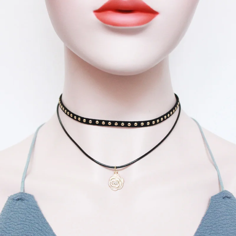 Новое модное ювелирное изделие подвеска из сплава в виде Розы полированный