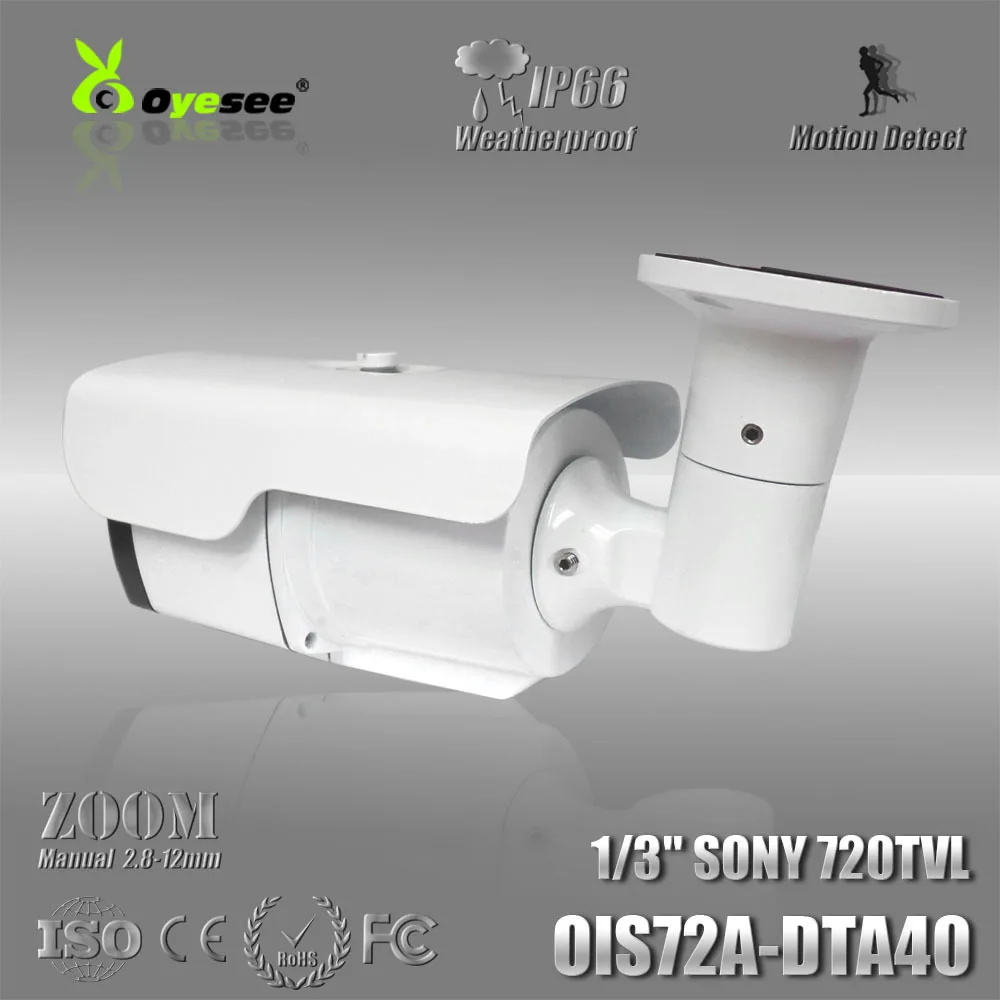 OIS72A-DTA40 720TVL Effio-CCD 2.8-12 мм Ручной Зум Объектива ИК-Камеры Всепогодный CCTV