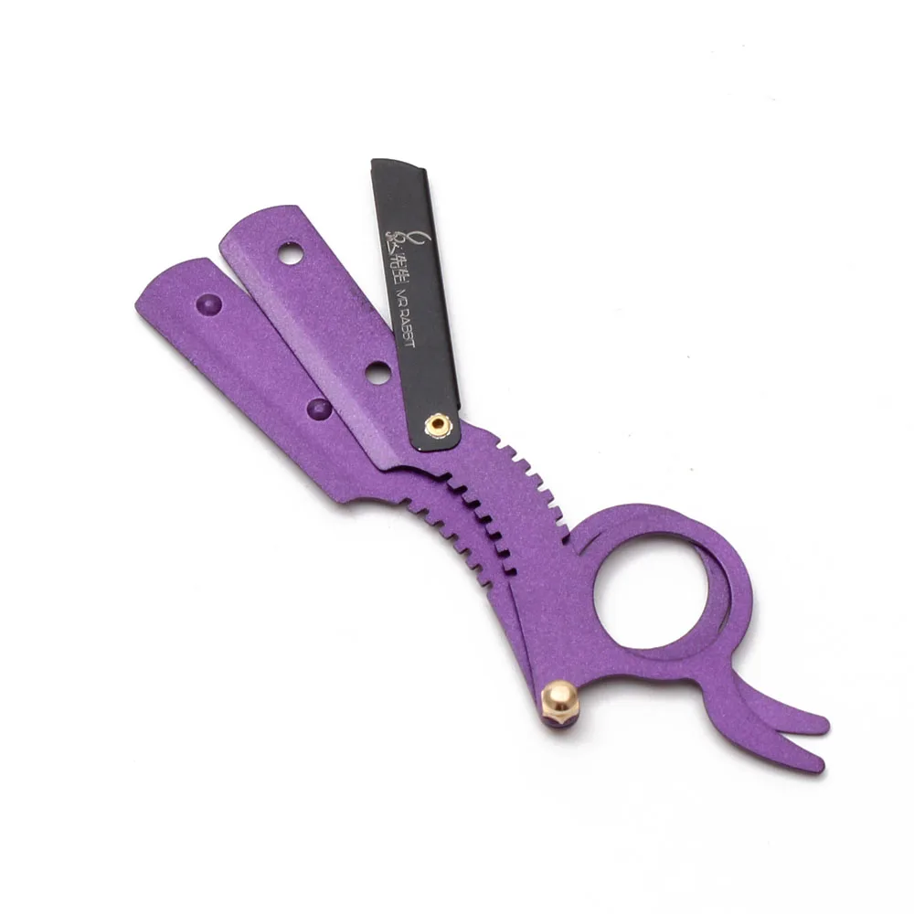 12.7cm 50Pcs Mr Rabbit Men Straight Barber Edge Steel Shaving Knife Hair Removal Tools Razor With Blade M6111 | Красота и здоровье