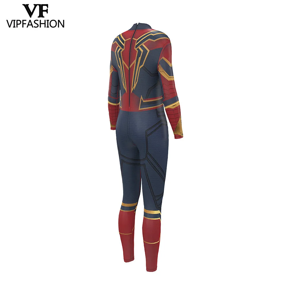 Женский костюм супергероя паука с принтом для вечеринки косплея новинка