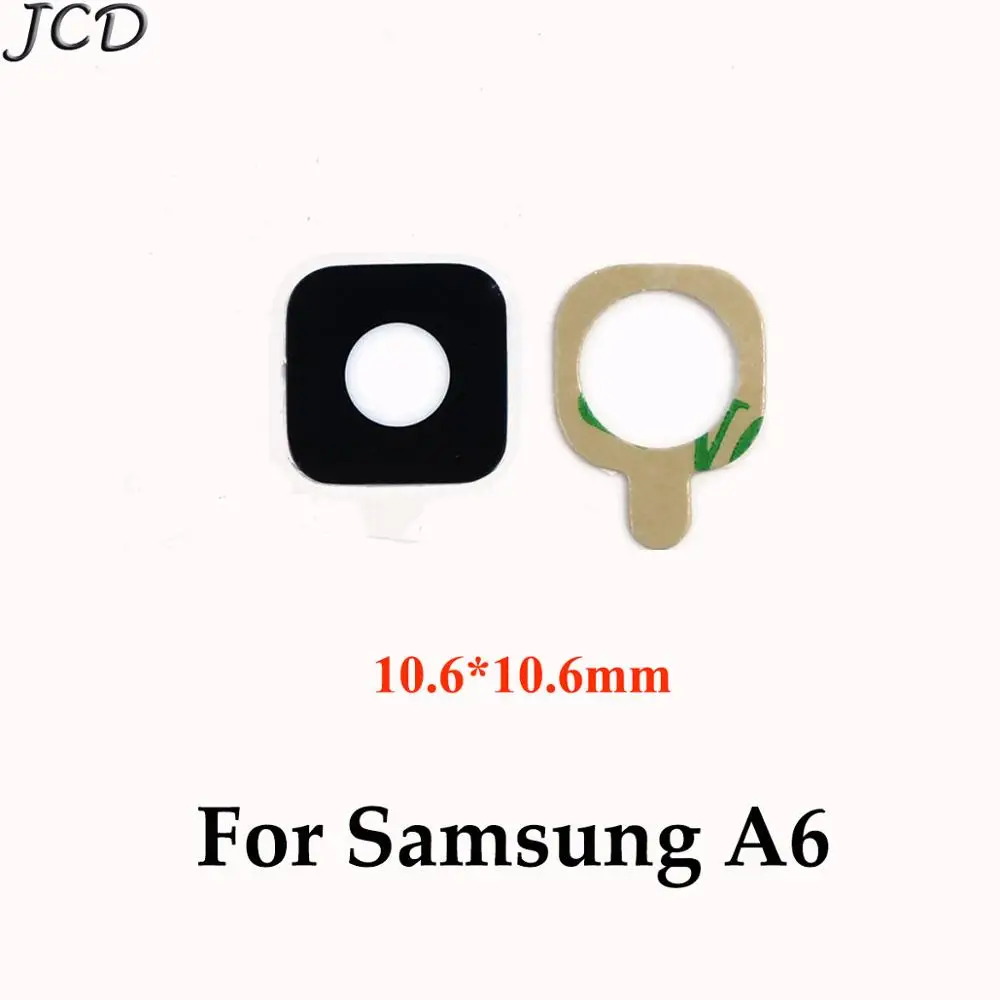 JCD 2 шт./лот задняя камера стеклянная крышка объектива Замена стекла для Samsung Galaxy A6