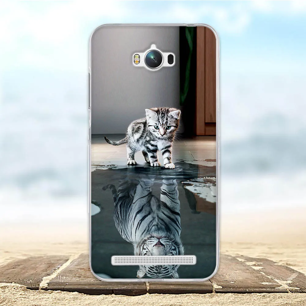 5,5 ''чехол для Asus ZenFone Max ZC550KL силиконовый мягкий ультра тонкий чехол 3D милый кот сумки для Asus ZenFone Max ZC550KL чехол для телефона s