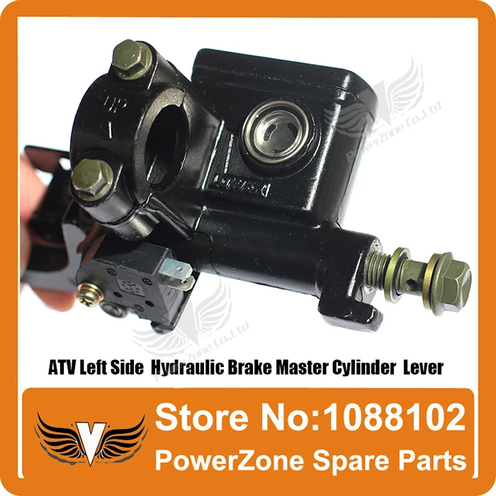 Левый гидравлический тормоз ATV главный рычаг цилиндра подходит для 50cc 110cc 125cc 150cc