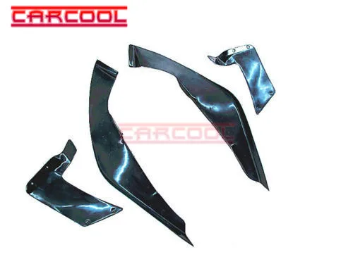 Автомобильный Стайлинг из стекловолокна передний бампер утка 4 шт. Боди Комплект