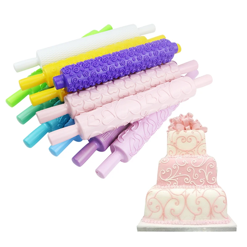 1 шт. пластиковый ролик для украшения торта|fondant rolling pin|rolling pincake roller |