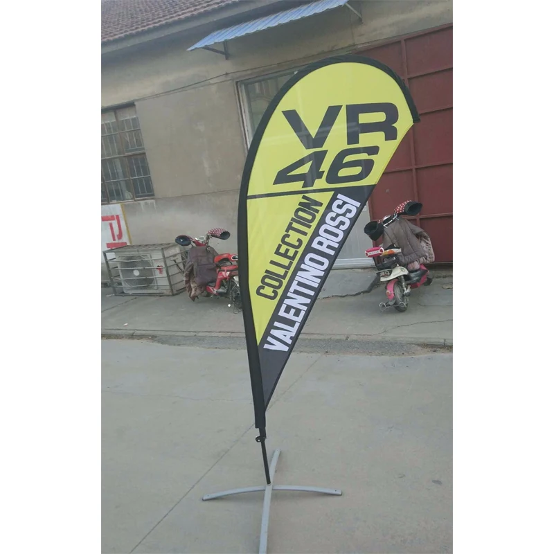 12ft x 2.5ft &quotРаспродажа&quot teardrop Swooper односторонний 110 г трикотажные полиэстер баннер