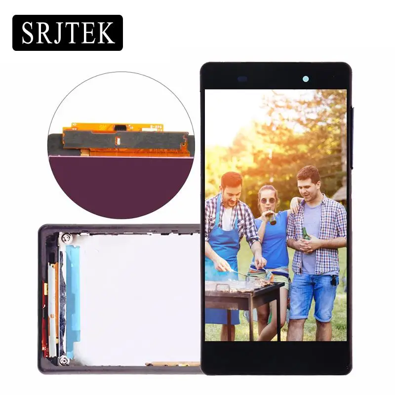 5.2" LCD For SONY Xperia Z2 Display Touch Screen Digitizer with Frame Replacement D6502 D6503 D6543 3G / 4G Version | Мобильные