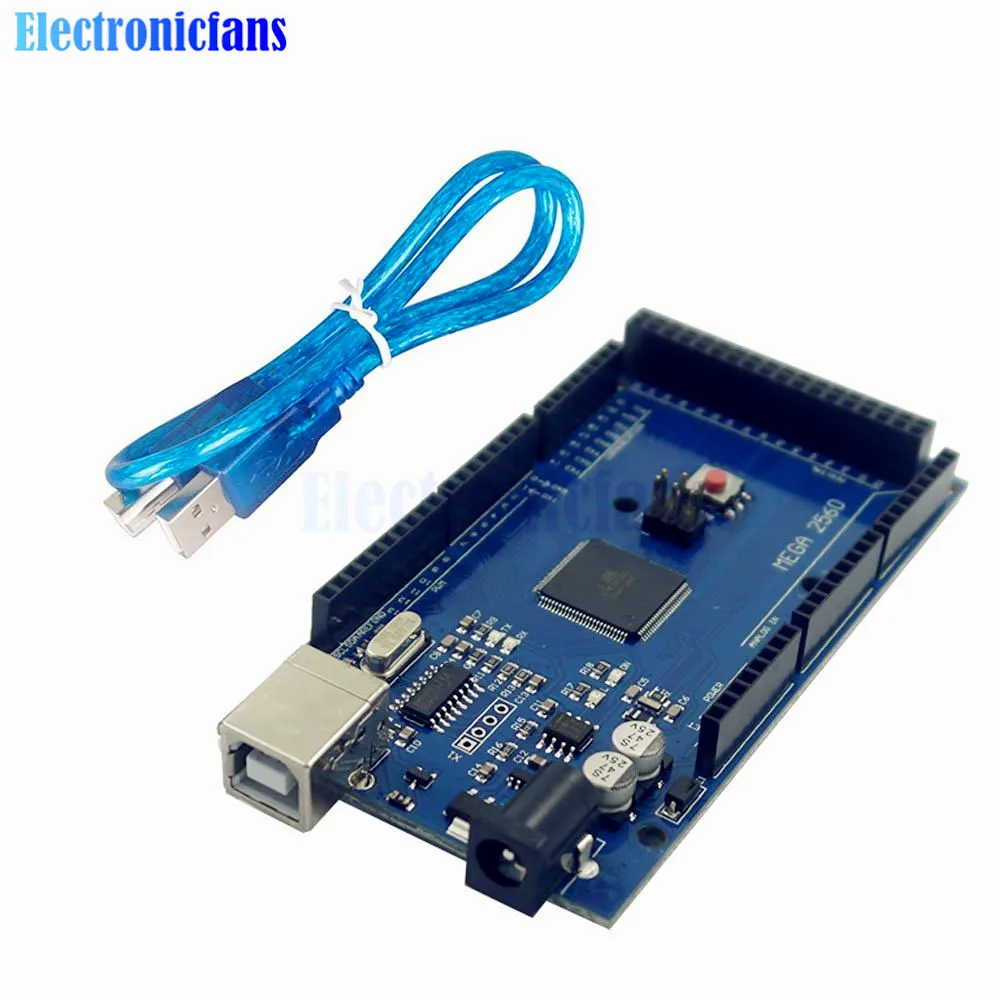 Оригинальная материнская плата MEGA2560 R3 модель ATMEGA16U2 5 в 16 МГц модуль управления