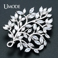umode large vintage maple leaf brooch pin plant costume jewelry for women wedding party banquet brooches christmas gifts ux0032x