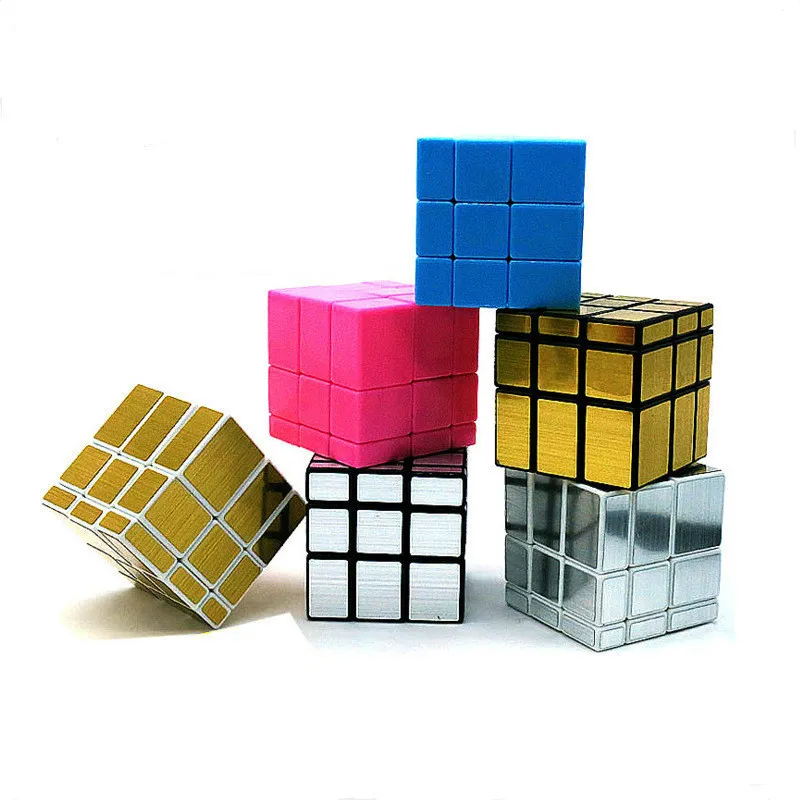 3x3x3 Кубик матовая Серебряная зеркальная лапша неравный инопланетянин Нео Куб 60