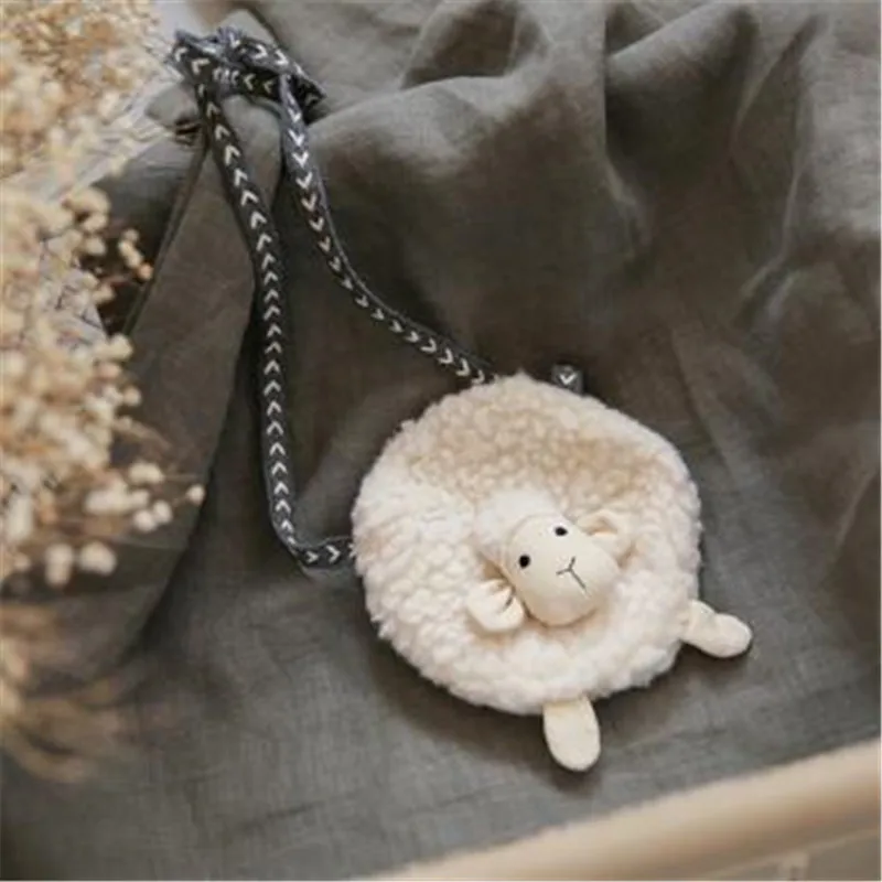 

Korea Cute Fabric Goat Sheep Necklace Pendant Bag Baby Chain Collar Fashion Jewelry Children Girl Accessories-XTHCGNLB004F