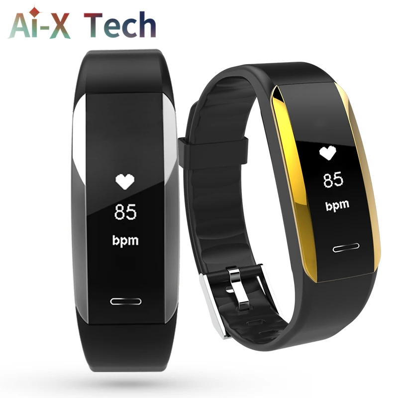 Умный Фитнес-браслет водонепроницаемый монитор сердечного ритма часы кровяное