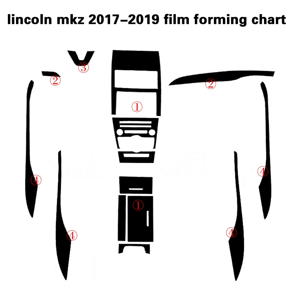Для lincoln mkz 2017-2019 интерьерная Центральная панель управления дверная ручка 3D/5D