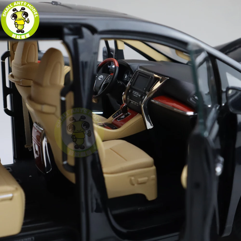 1/18 ALPHARD MPV литая под давлением Модель автомобиля игрушки дети мальчик девочка Подарочная коллекция черный