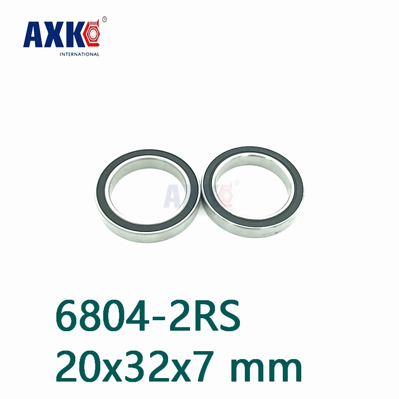 Axk Бесплатная доставка 6804 2rs Подшипник Abec 1 (10 шт.) 20x32x7 мм тонкий раздел