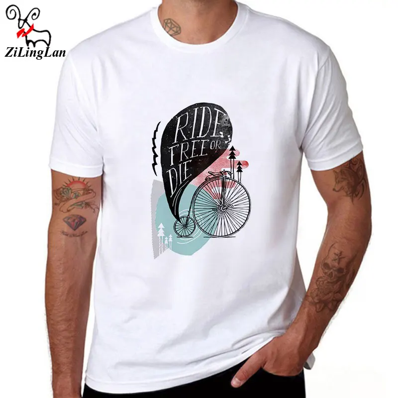 Zilinglan Для мужчин короткий рукав Мода Основные Топы корректирующие Hipster Смешной