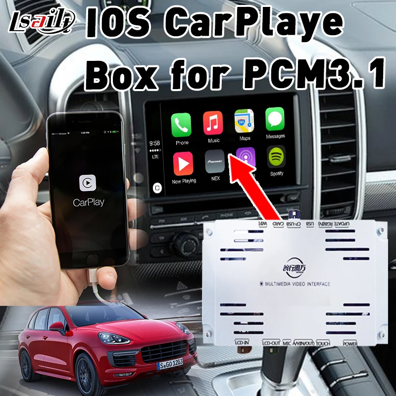 Автоматический игровой адаптер Plug & Play для Porsche PCM 3 1 Cayenne Macan Panamera Поддержка Siri OEM