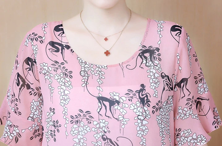 Модный Элегантный комплект из двух предметов для женщин большие размеры лето 2019 2