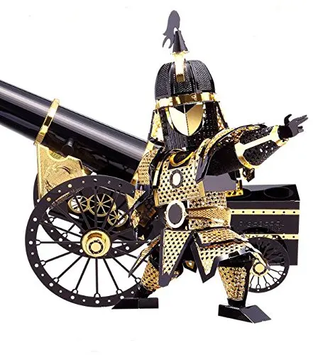 Piececool 3D металлическая головоломка Artilleryman стиль P080 KG DIY модель здания лазерная