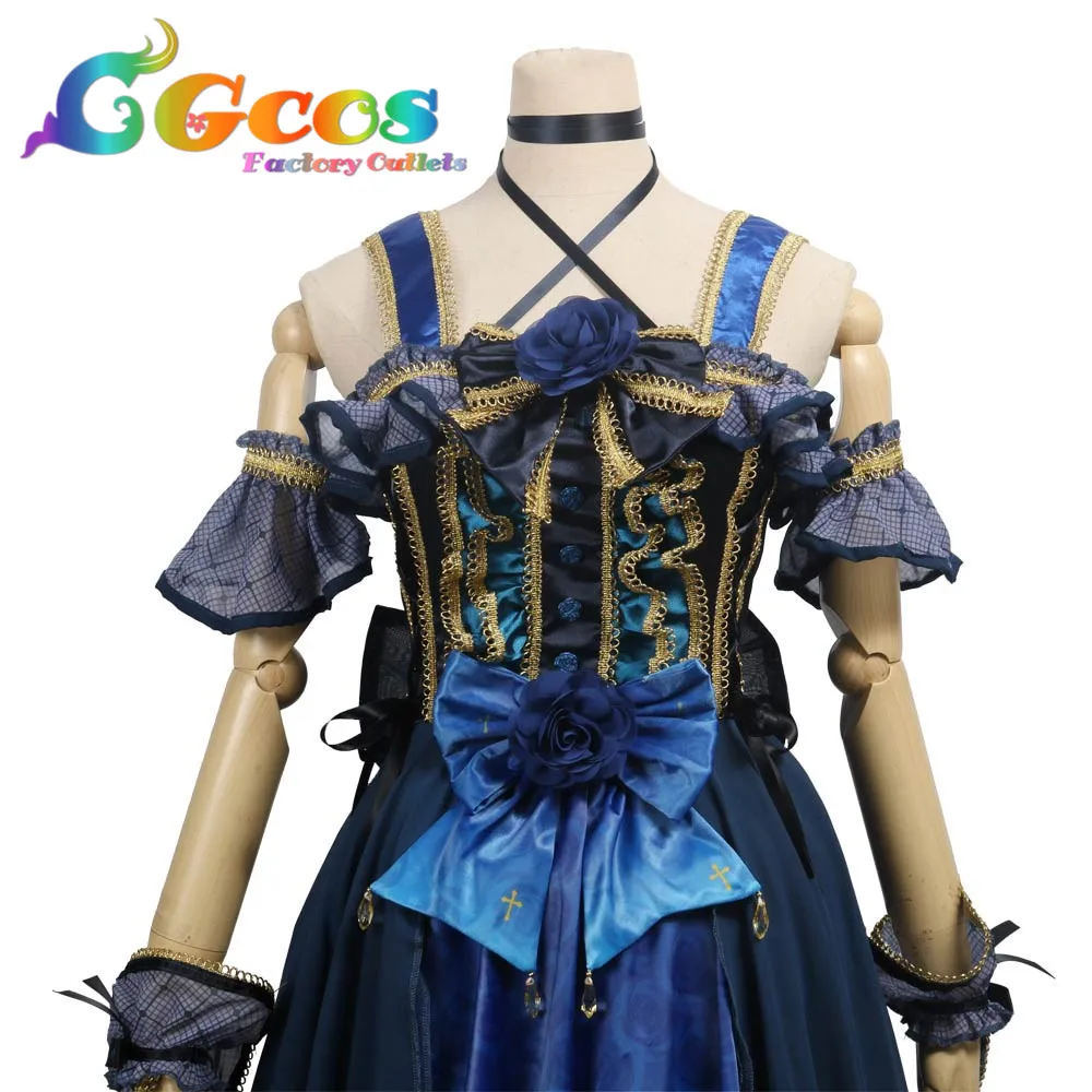 CGCOS Косплэй костюм Bang Dream! Roselia 4th одиночный minminato Yukina платья одежда Униформа