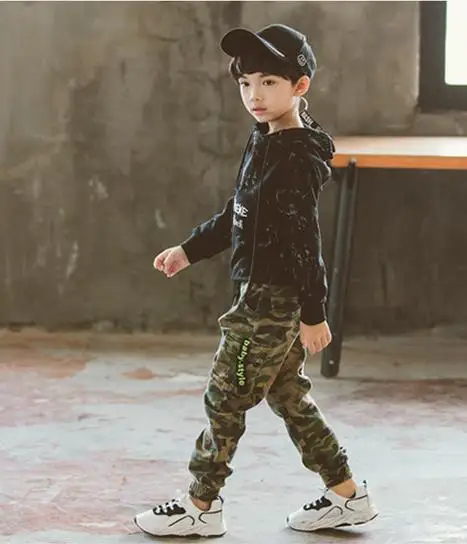 

Spring Autumn Boys Pants Teenager Trousers Camouflage Kids Boys Pants Casual Baby Boy Trousers Print Children Pant Kids Clothing
