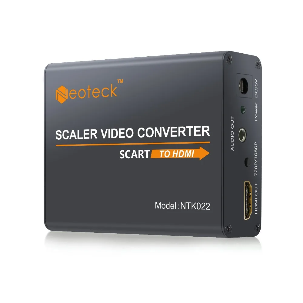 (Отправка из Китая/Испании) Neoteck 1080P Переходник SCART в HDMI с 3 5 миллиметровым Стерео