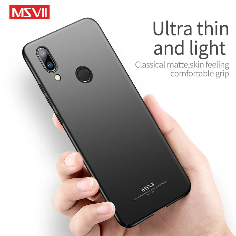 Чехол для huawei nova 3i MSVII Жесткий Тонкий матовый защитный чехол из поликарбоната 3