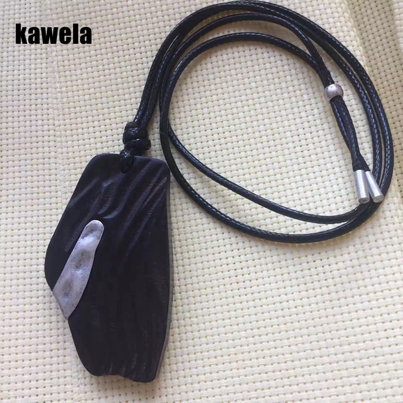 

Sandalwood Adjustable Pendant Popular Necklace Wooden Jewelry Vintage Styles Irregular Fashion Accessories