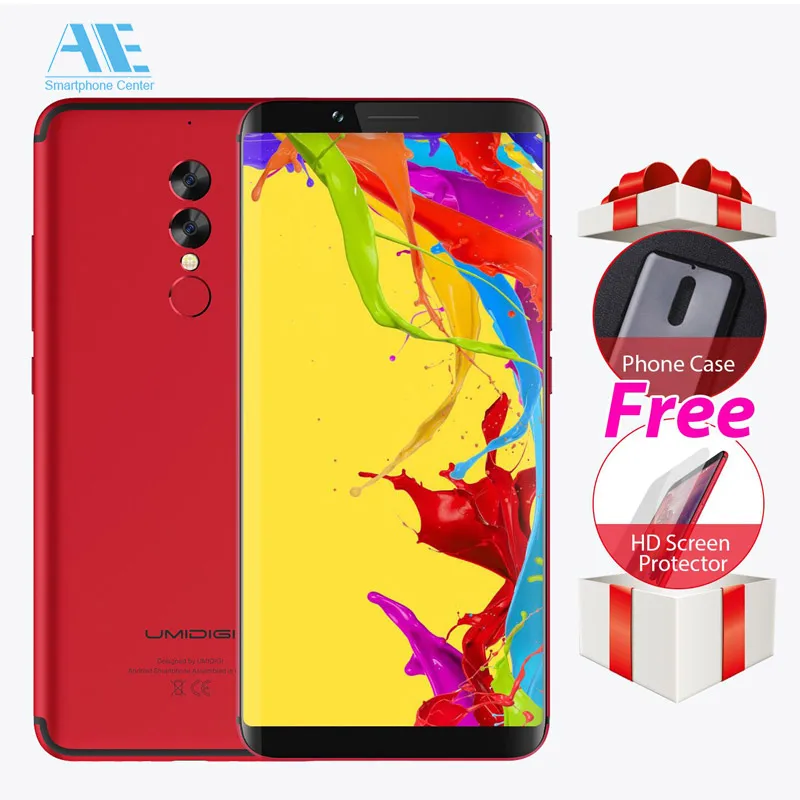UMIDIGI S2 Lite 6 0 дюймов 18:9 Экран MT6750 Octa core 4G Оперативная память 32G Встроенная 5100 мАч Android