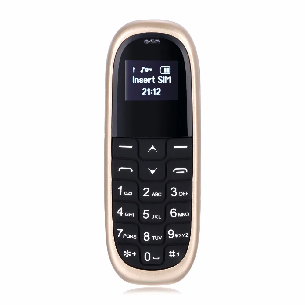 Мини bluetooth dialer мобильный телефон Fsmart KK1 KK2 0,66 дюймовый маленький экран Celular magic voice изменить мобильный телефон русская клавиатура