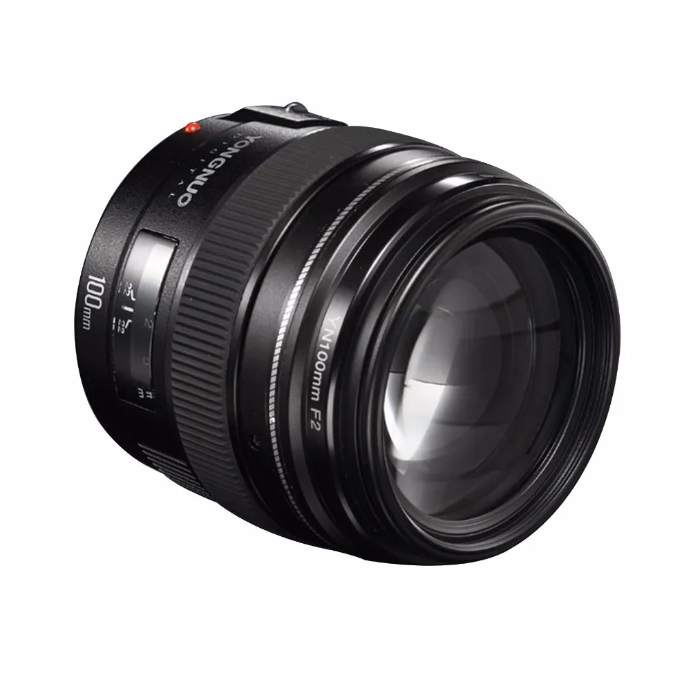 Yongnuo YN100mm F2 Средний телеобъектив для камеры Canon EOS Rebel AF MF Объективы