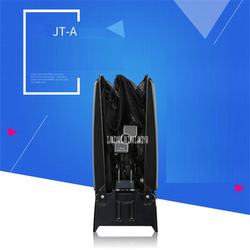 1 шт. JT-A роботы для настольного тенниса, Шариковые машины, автоматическая шариковая машина 36 вращений, домашняя машина для тренировки с сетчатым покрытием 100-240 В