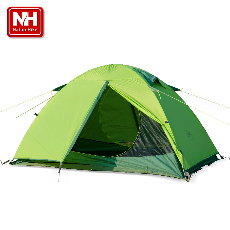 NH сверхлегкий Походы Палатка открытый двойной слой 2 человек палатка кемпинг 20D
