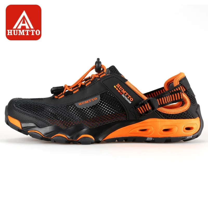 

HUMTTO Mens Upstream Shoes Outdoor Trekking Wading Aqua Shoes Breathable Mesh Quick drying Waterproof Sneakers Big Size Hiking