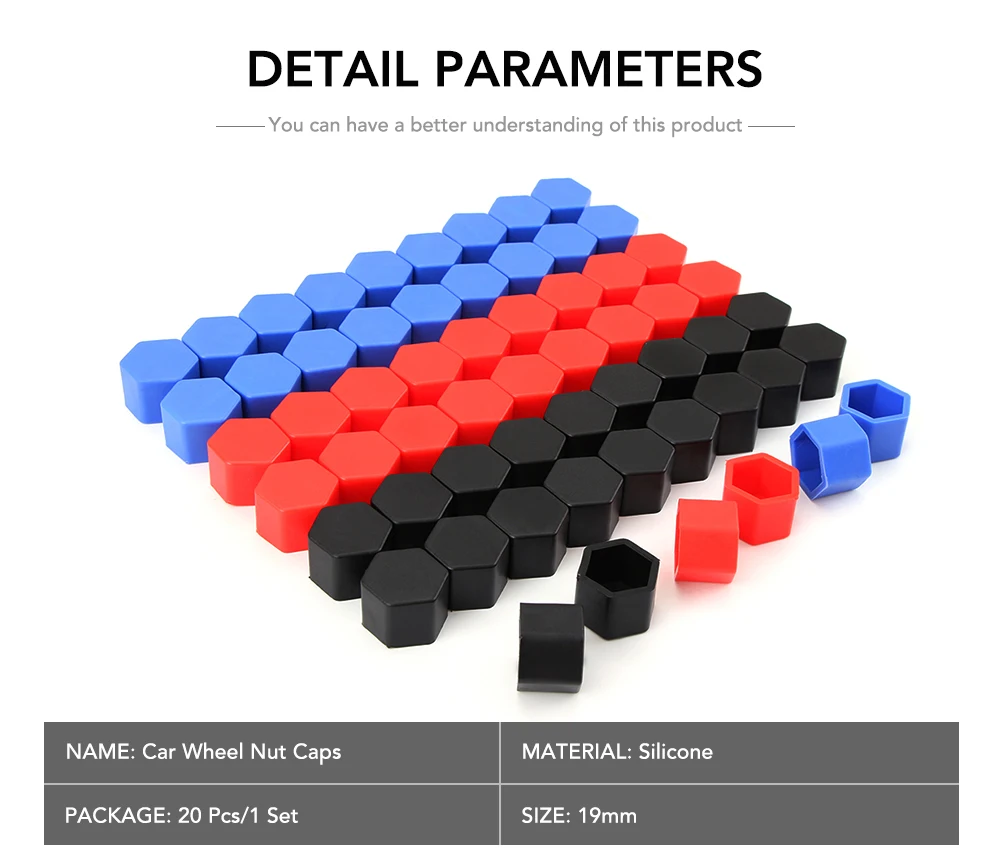 20 шт. зеленые гайки для колес из силикагеля защитные колпачки болтов Стайлинг