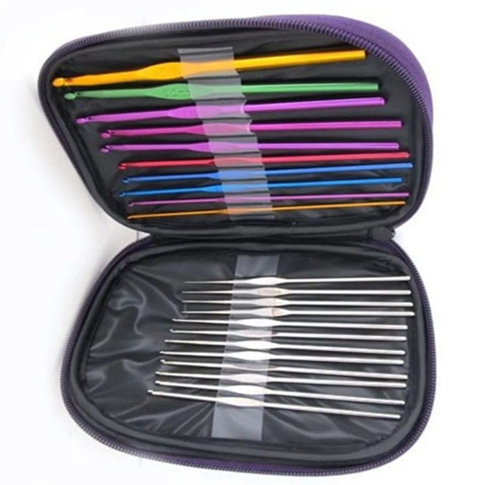 22 шт./компл. Крючки из нержавеющей стали для вязания спицы 2 8 мм Швейные