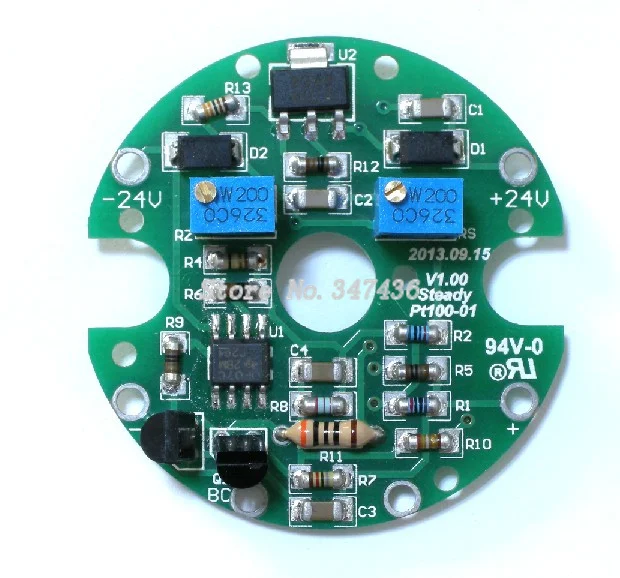 Temperature transmitter PT100 board thermal resistance low temperature drift control module circuit diagram Обустройство дома