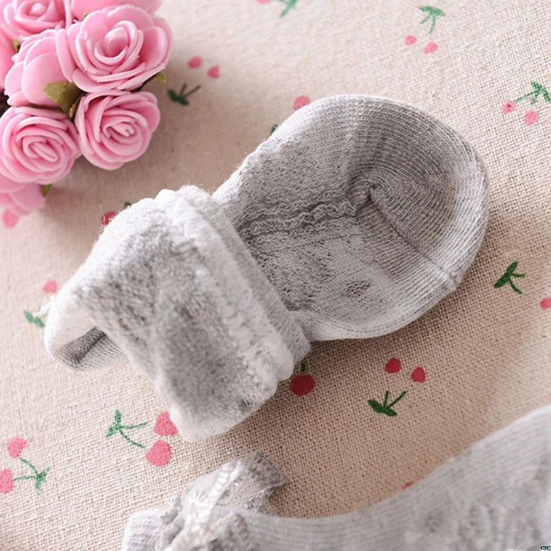 

Baby Girls Eyelet Lace Flower Ankle Short Socks Newborn Infant Toddlers Cotton