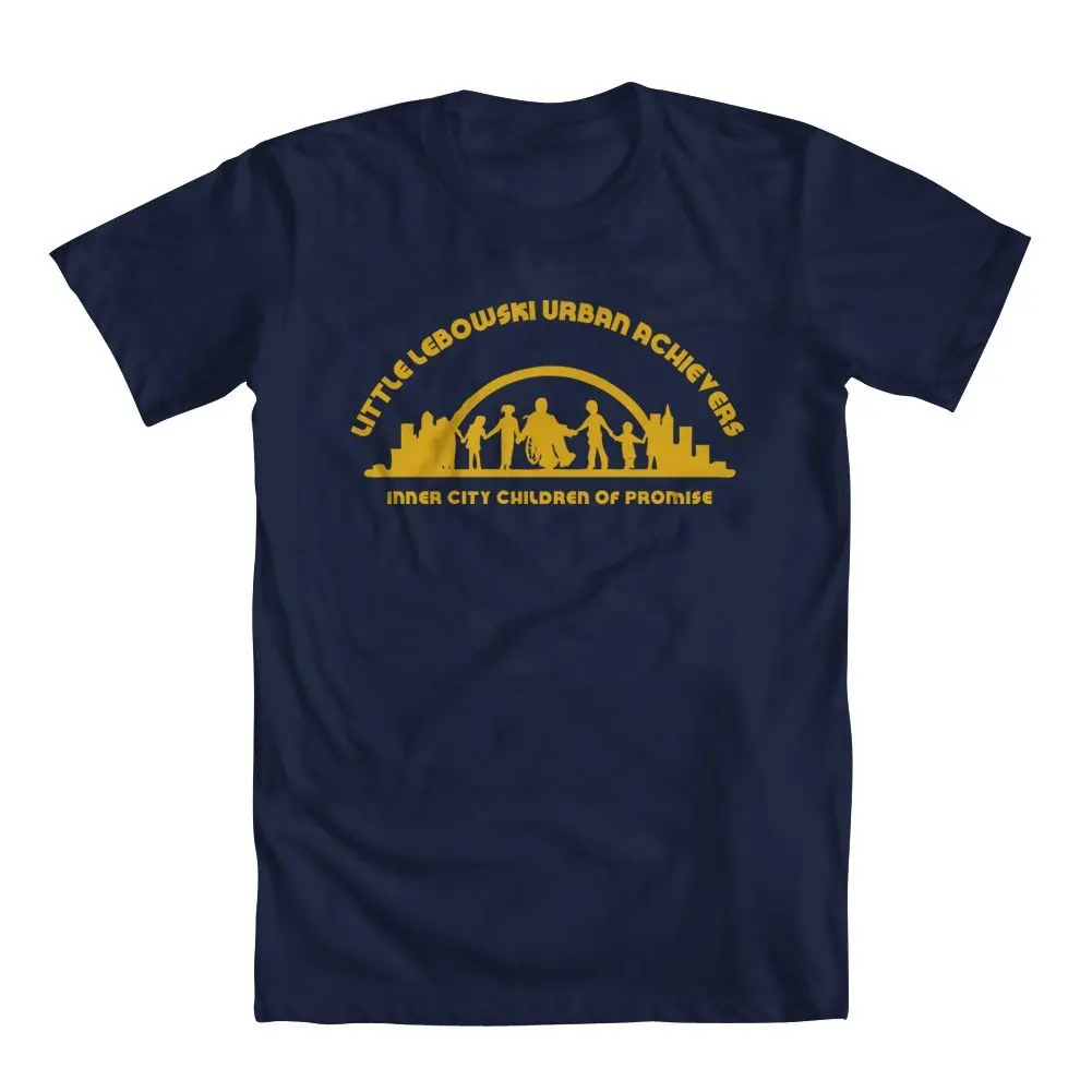 Мужская футболка с круглым вырезом GEEK TEEZ Little Lebowski Urban Achievers модная повседневная