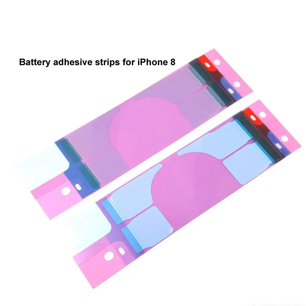 2 шт./компл. для iPhone 8 Plus клейкие полоски аккумулятора + ЖК-экран передняя рамка