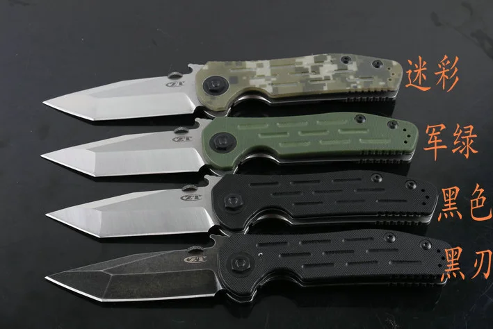 ZT0620 складной нож 9CR13 лезвие камень промытый G10 Ручка Тактический выживания кемпинг на открытом воздухе Охота карманный нож EDC ручной инструмент