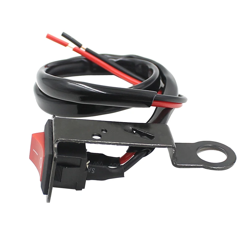 Переключатель налобного фонаря с фиксированным жгутом проводов для