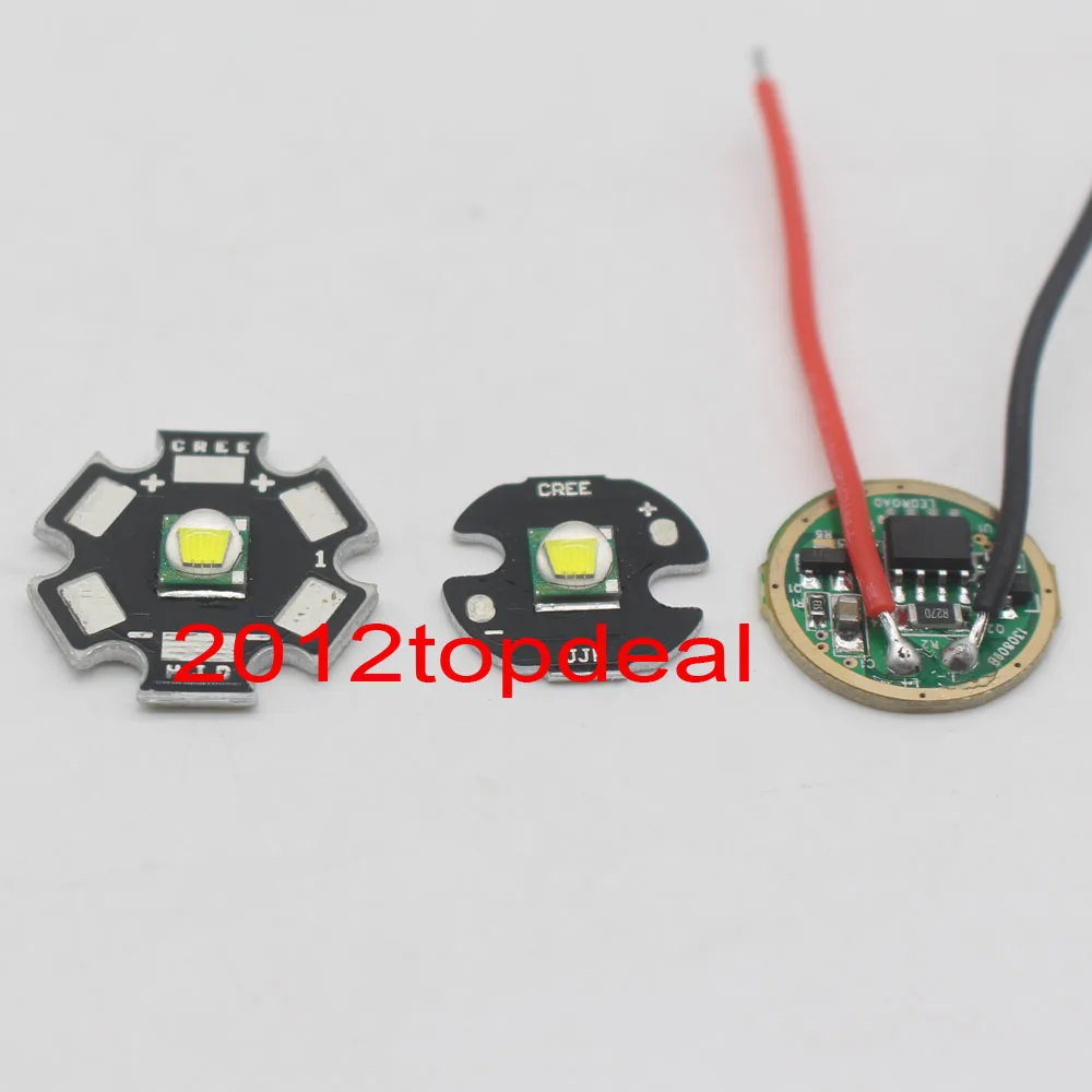 Светодиодный излучатель Cree XML XM L T6 холодный белый 10 Вт высокая мощность 20 мм 16 14 12