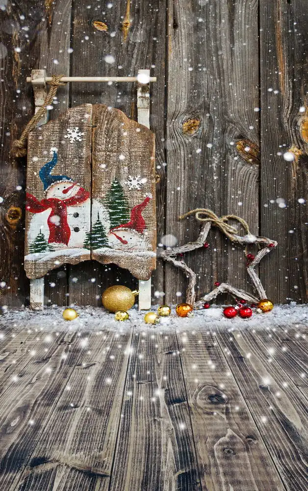 Детский Рождественский фон для фотосъемки деревянный Студийная фотосъемка|photo