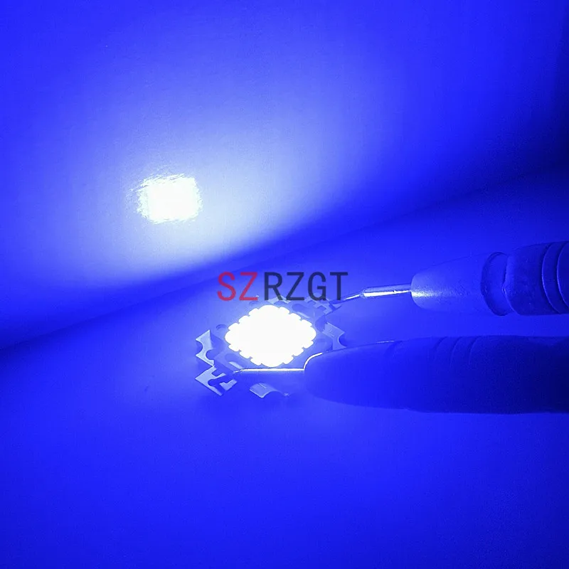 Высокая мощность 10 Вт COB led Королевский синий чип 445-450нм 30*30 мил