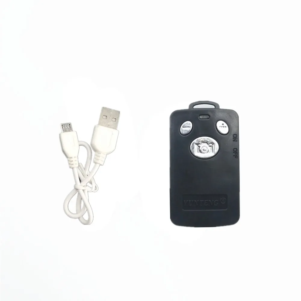 With Cable FGHGF 1 шт. Беспроводной мультимедийный Bluetooth пульт дистанционного управления с USB кабель для зарядки затвора камеры для Iphone 6 7 8 yunteng 1288 - Цвет: With Cable