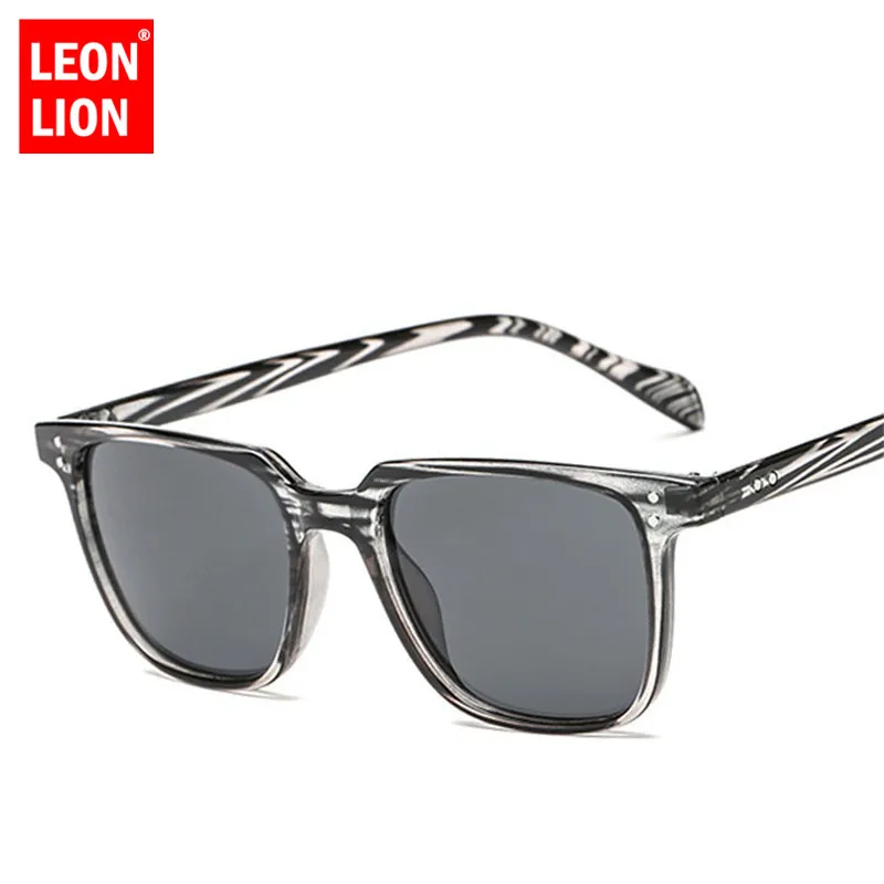 

LeonLion 2021 Vintage Square Sunglasses Men Luxury Man/Women Sun Glasses Classic Outdoor Travel Lunette De Soleil Femme UV400
