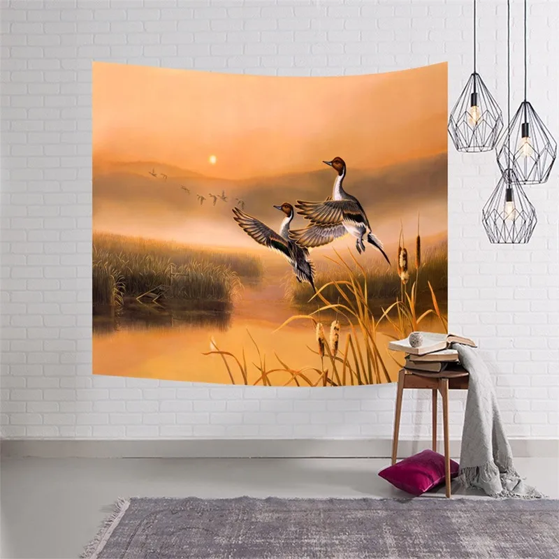 Животный Летающий гобелен с птицами МАНДАЛА ГОБЕЛЕН декор для гостиной