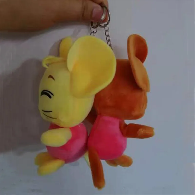 

1PCS Playful Mouse Plush Toys Small Pendant Mini Cartoon Soft Stuffed Mice Toy For Kids Children Valentine Gifts 11CM