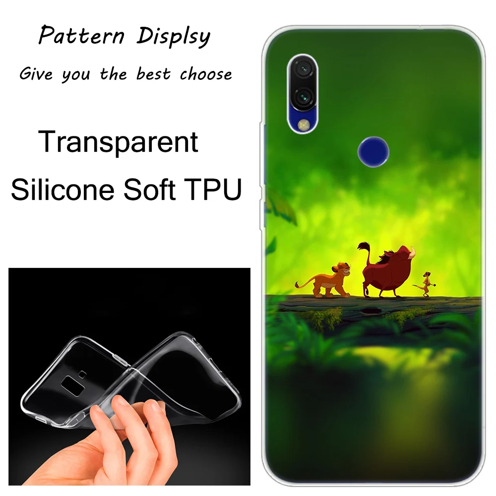 015 Мягкий силиконовый чехол Hakuna matata The Lion King для Xiaomi Redmi K20 7 7A 5 5Plus 6 6A S2 Note 8 7 6 5 Pro - Цвет: 015